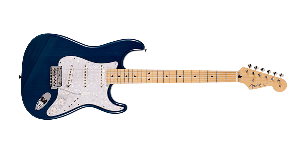 2021 Collection Stratocaster - Maple Fingerboard Indigo Trans