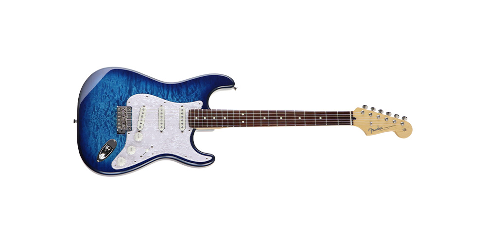 Hybrid II Stratocaster - Rosewood Fingerboard Transparent Blue Burst
