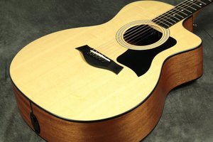 TaylorフルBODYのエントリーモデル114ceにES2ピックアップを搭載！単板TOP、アーチBACK仕様。ちょいキズアウトレット特価でお買得です！
