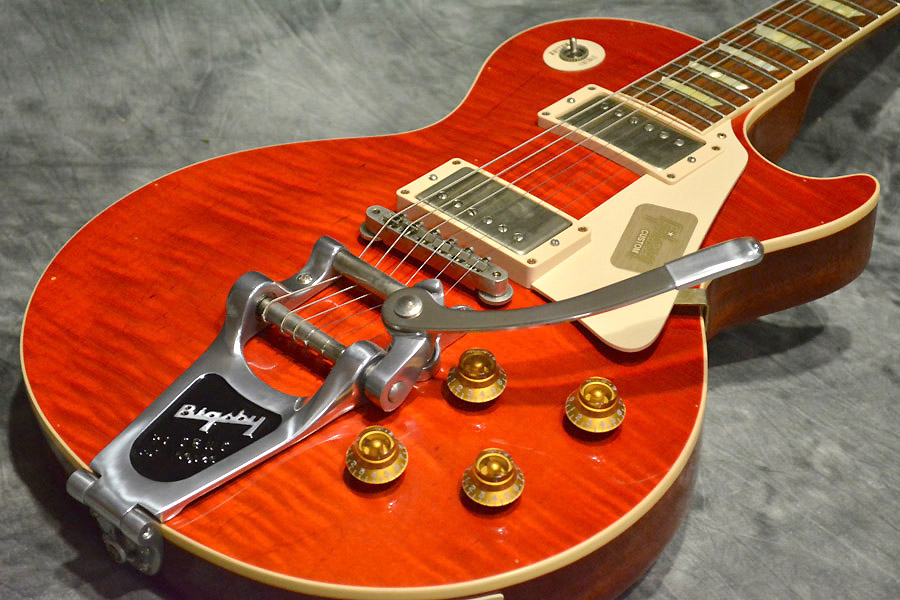 Gibson Custom Japan Limited Run 1957 Les Paul Reissue w/Bigsby & Grover Lightly Aged Vintage Cherry s/n 731307