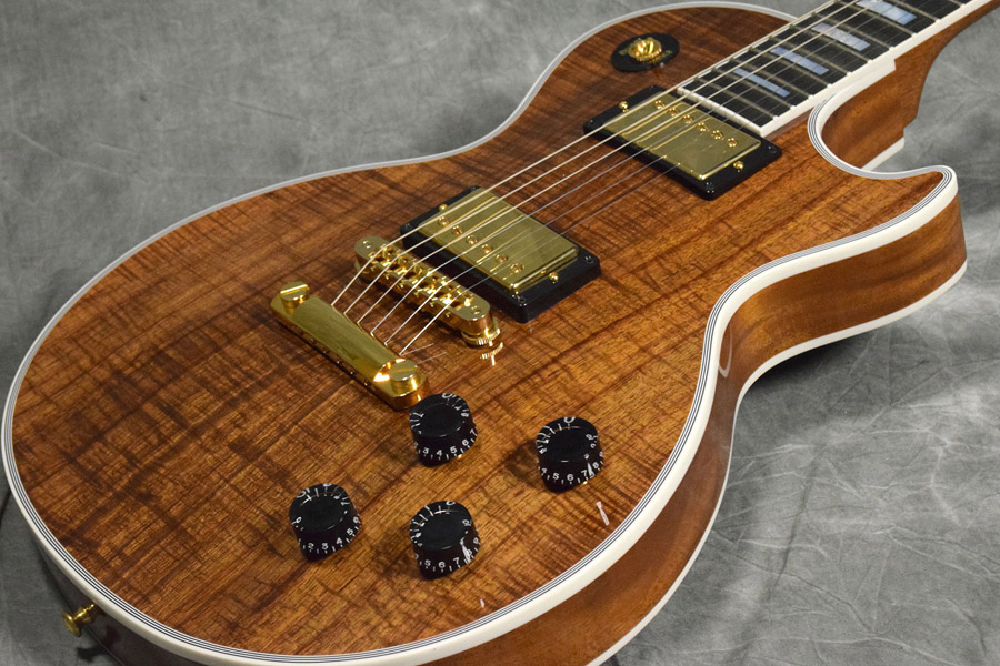 Gibson Custom 2015 Custom Core Series Les Paul Custom Koa Top Natural S/N CS500615