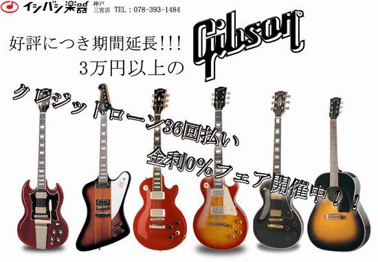 Gibson ギブソン 36回 金利0%