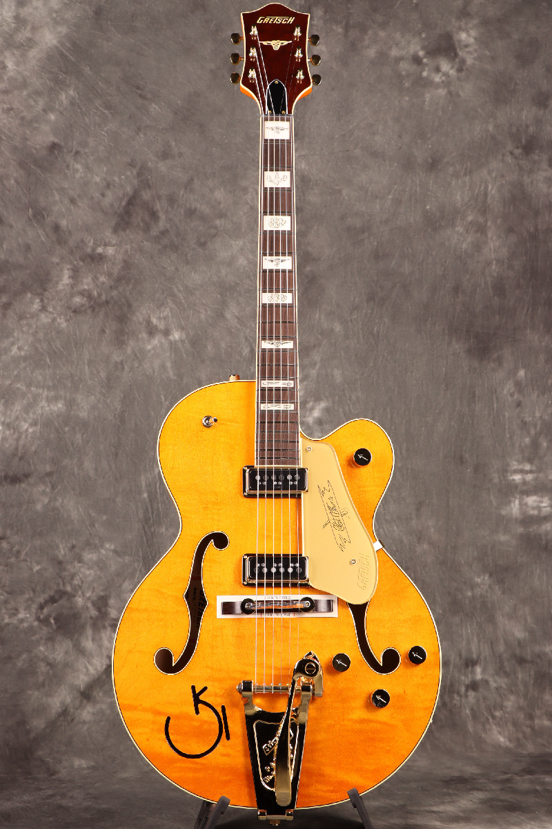 G6120T-55 Vintage Select '55 Chet Atkins with Bigsby Vintage Orange Stain Lacquer グレッチの黄金時代をリスペクトする愛好家を満足させるVintage Select Edition！ 6120 チェット・アトキンス！