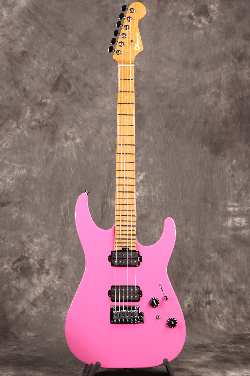 Pro-Mod DK24 HH 2PT CM Caramelized Maple Fingerboard Bubblegum Pink 充実のスペックを誇るシャーベルのDinkyのNEWモデル！ ポップで鮮やかなピンクカラー！