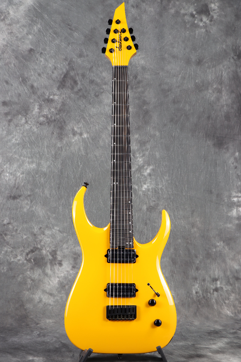 Pro Plus Series Misha Mansoor Juggernaut HT7 Ebony FB Signal Yellow Peripheryミーシャ・マンソー・モデル！ 1本限りのB級アウトレット！