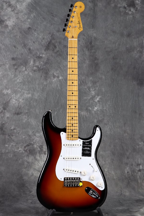 Vintera III Late '50s Stratocaster 3-Color Sunburst アルダーボディ×1ピースメイプルネックの鉄板スペック！ 話題のFender新製品”Vintera III”シリーズ！