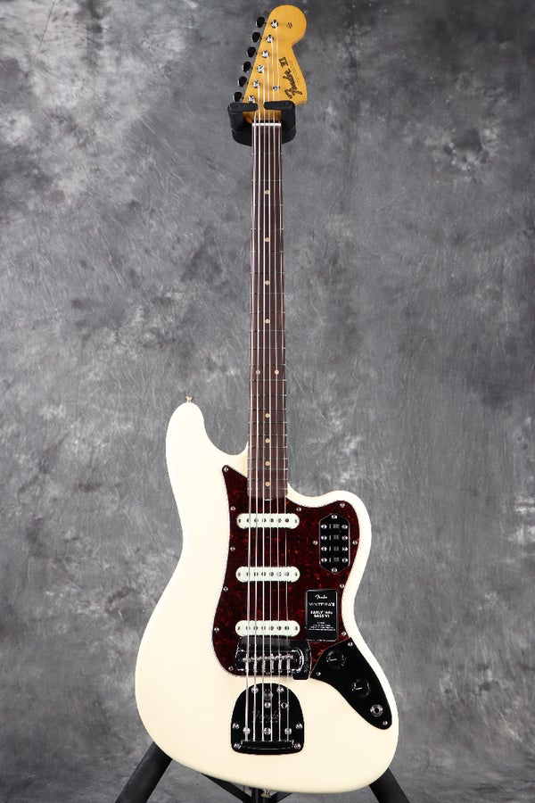 Vintera III Early '60s Bass VI Olympic White プレイヤーの創造力を刺激するBASS VI！ 話題のFender新製品”Vintera III”シリーズ！