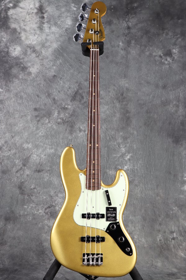 Vintera III Early '60s Jazz Bass Aztec Gold 落ち着いた雰囲気のゴールドカラーがCOOL！ 話題のFender新製品”Vintera III”シリーズ！