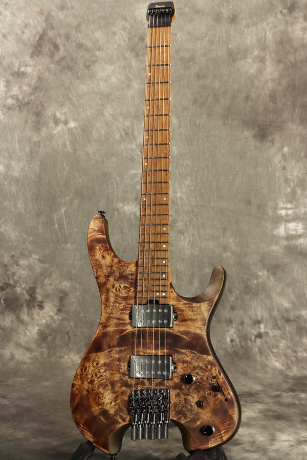 Q (Quest) Series Q52PB-ABS (Antique Brown Stained) アイバニーズの新たな定番モデルとなったヘッドレスギター！ ポプラ・バールTopの杢目の個性が際立つ1本！