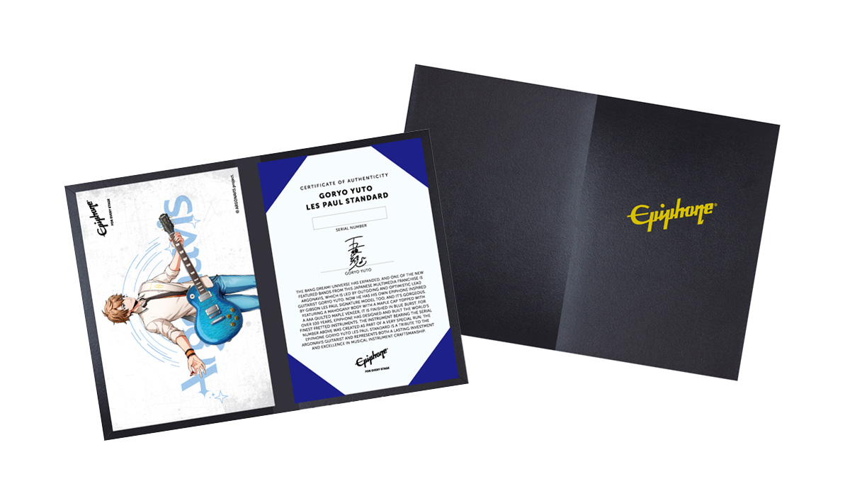 Goryo Yuto Les Paul Standard  Blue Burst
