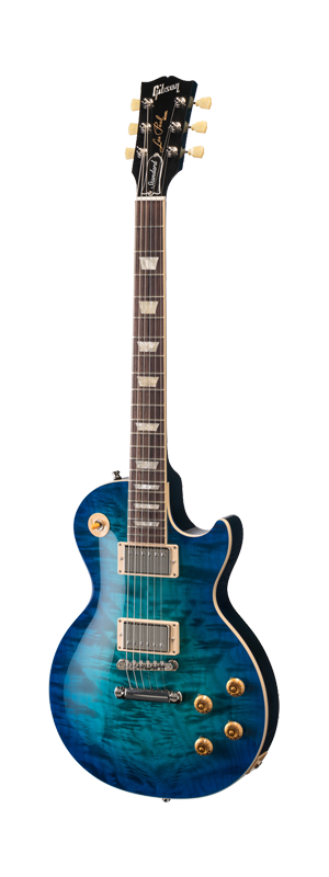 2020 Goryo Yuto Les Paul Standard  Trans Blue Burst