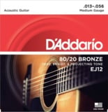 D'Addario / 80/20 Bronze EJ12 Medium 13-56 