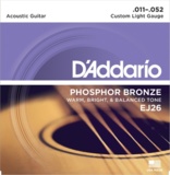 D'Addario / Phosphor Bronze EJ26 Custom Light 11-52 ƥå