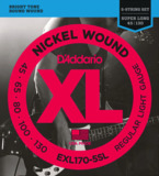 D'Addario / EXL170-5SL Regular Light 45-130 Super Long Scale 5-Strings ١