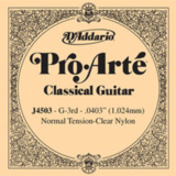 D'Addario / Pro-Arte Classic Guitar Normal Tension Clear Nylon J4503 G-3rd .0403 Х鸹 ڤ󤻾ʡ