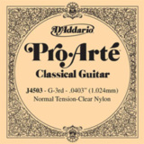 D'Addario / Pro-Arte Classic Guitar Normal Tension Clear Nylon J4503 G-3rd .0403 Х鸹