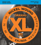 D'Addario / EXL160S Medium 50-105 Short Scale ١