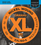 D'Addario / EXL160-5 Medium 50-135 Long Scale 5-Strings ١