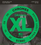 D'Addario / Chromes Flat Wound ECB80 Super Light 40-95 Long Scale ١