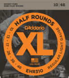 D'Addario / XL Half Rounds Series Electric Guitar Strings EHR310 Regular