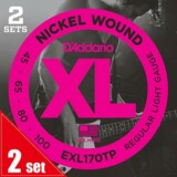 D'Addario / EXL170TP Twin Pack (2set Pack) Regular Light 45-100 Long Scale ١