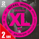 D'Addario / EXL170-5TP Twin Pack (2set Pack) Regular Light 45-130 Long Scale 5-Strings ڤ󤻾ʡ