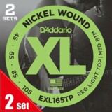D'Addario / EXL165TP Twin Pack (2set Pack) Regular Light Top/Medium Bottom 45-105 Long Scale ١