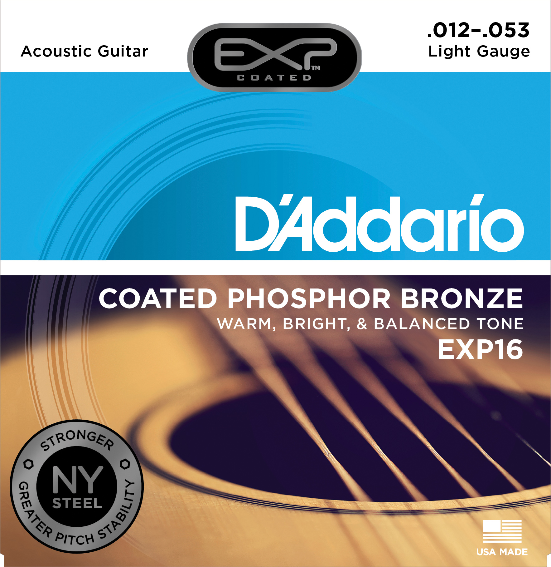 ☆新品☆　D'Addario ダダリオ アコースティックギター弦 EXP16