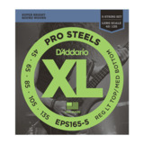 D'Addario / ProSteels EPS165-5 Regular Light Top Medium Bottom 45-135 Long Scale 5strings