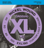 D'Addario / EXL190 Custom Light 40-100 Long Scale ١