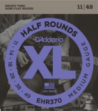 D'Addario / XL HALF ROUNDS Electric Guitar Strings EHR370 Medium 11-49