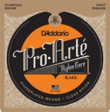D'Addario / Classic Guitar Pro-Arte Laser Selected Nylon Trebles EJ43 Light Tension 27.5-42 饷å