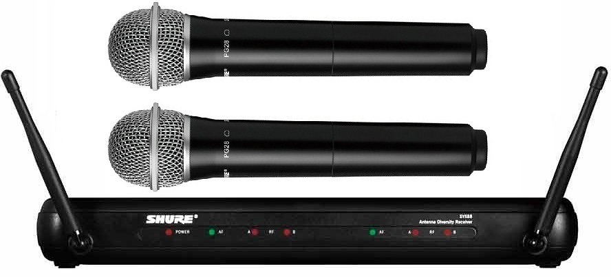 SHURE SVX288/PG28 ワイヤレスマイク SVX288/PG28 - Dual Vocal Wireless System - Shure Asia