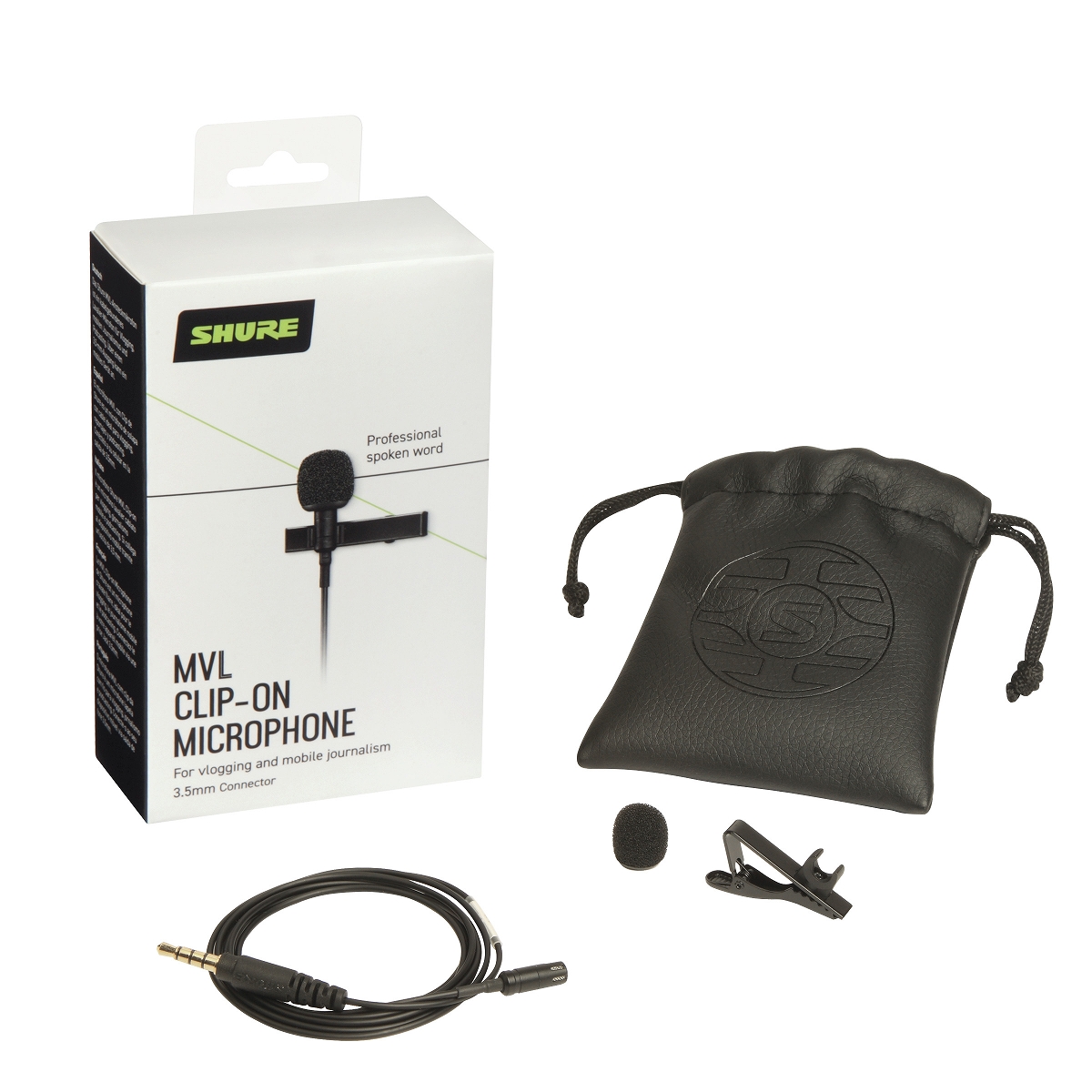 Shure シュア コンデンサー ラベリア マイクロホン MVL MVL - MOTIV™ MVL 無指向性コンデンサー・ラベリア