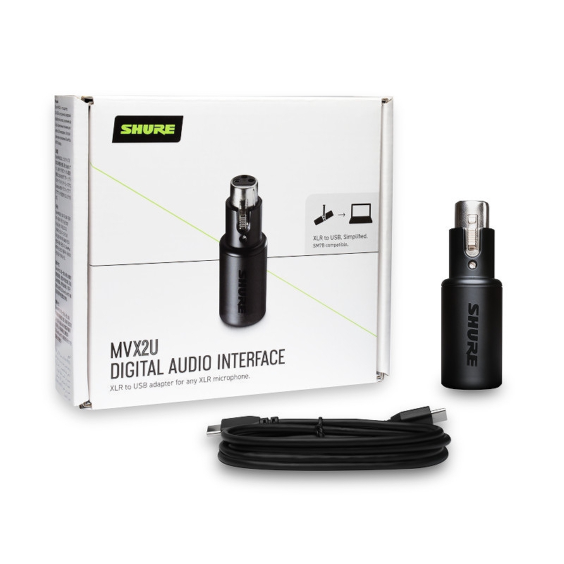 SHURE シュア MVX2U オーディオインターフェース SHURE ( シュア ) MVX2U デジタルオーディオインターフェース