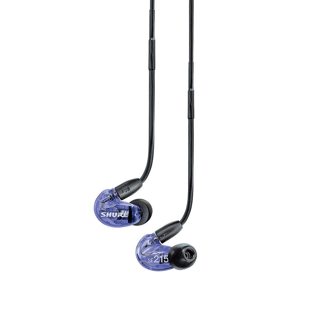 SHURE SE215 いづれ 有線イヤホン ケース付き 【変換プラグ