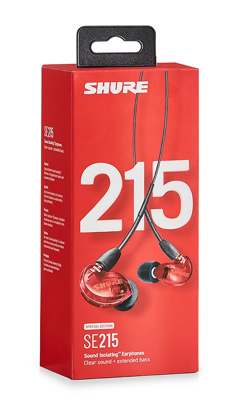 SHURE / SE215 Special Edition レッド (SE215SPE-RD-A) 高遮音