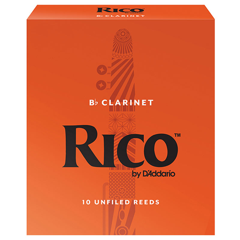 DAddario Woodwinds / RICO B♭クラリネット用リード オレンジ箱 10枚入 リコ ダダリオ 2 1/2  [LRIC10CL2.5]【お取り寄せ商品】 | イシバシ楽器