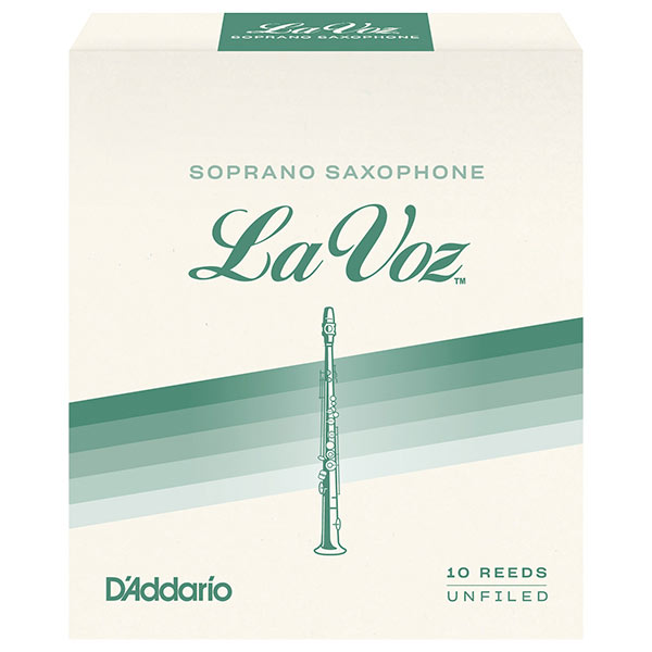 DAddario Woodwinds / RICO LA VOZ ソプラノサックス用リード 10枚入 ラ・ヴォーズ ラボーズ ダダリオ Med-Hard [LRICLVSSMH]【お取り寄せ商品】