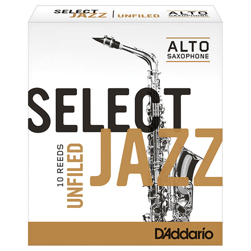 D'Addario Woodwinds RICO JAZZ SELECT UNFIELD アルトサックス用リード  アンファイルド（アメリカン・カット） 10枚入 ジャズセレクト 2S [LRICJZSUAS2S] イシバシ楽器