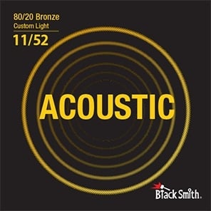 BLACK SMITH / 80/20 Bronze BR-1152 Custom Light 011-052 アコギ弦