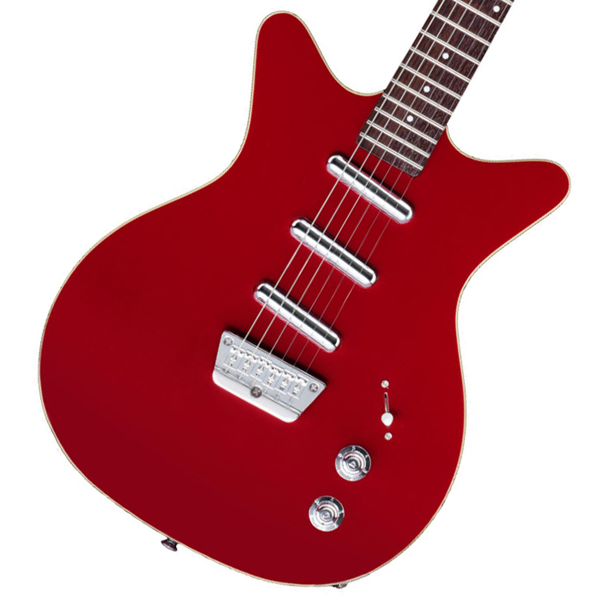 Red　Danelectro　【限定仕様】　3ピックアップ仕様　イシバシ楽器　59　Divine　Triple　ダンエレクトロ