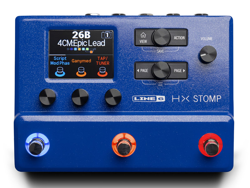 LINE6 / HX STOMP Lightning Blue 限定カラー コンパクト ギター ...
