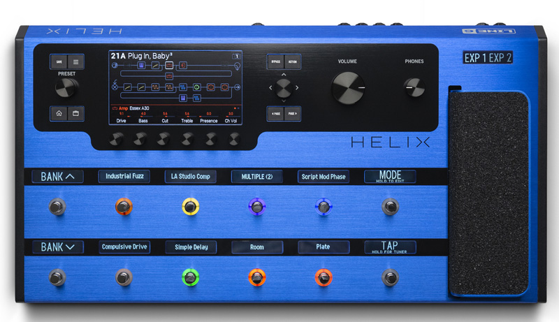 Line6 HELIX FLOOR Lightning Blue