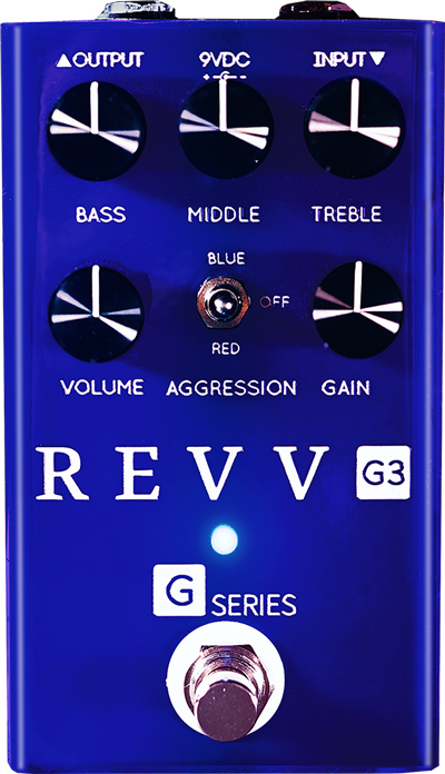 レヴ・アンプリフィケーション　オーバードライブ　Revv　G3　ディストーション　Amplification　Pedal　イシバシ楽器