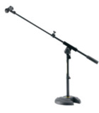 HERCULES / MS120B Round Base Short Boom Microphone Stand