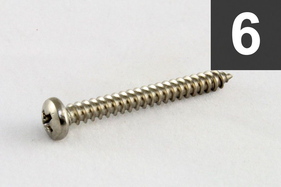 Allparts / 7552 Pack of 6 Neck Pickup Screws ピックアップ直止め用ビス6本入り オールパーツ |  イシバシ楽器