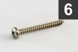 Allparts / 7552 Pack of 6 Neck Pickup Screws ԥååľߤѥӥ6 ѡ