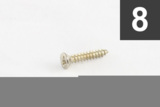 Allparts / 7559 Pack of 8 Nickel Short Humbucking Ring Screws åߤӥ  8 ѡ