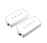 ALLPARTS / 8234 Pickup Cover Set for Precision Bass White [PC-0951-025]
